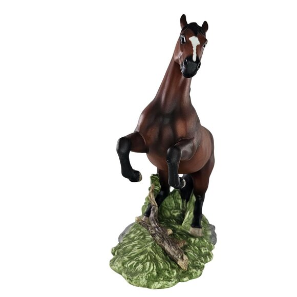 Porcelain Horse Figurine "The Champion" Masterpiece Edition By Homco 1997 - Picture 3 of 8